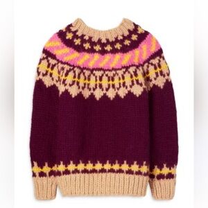 Tory Burch Wool Fair Isle Sweater